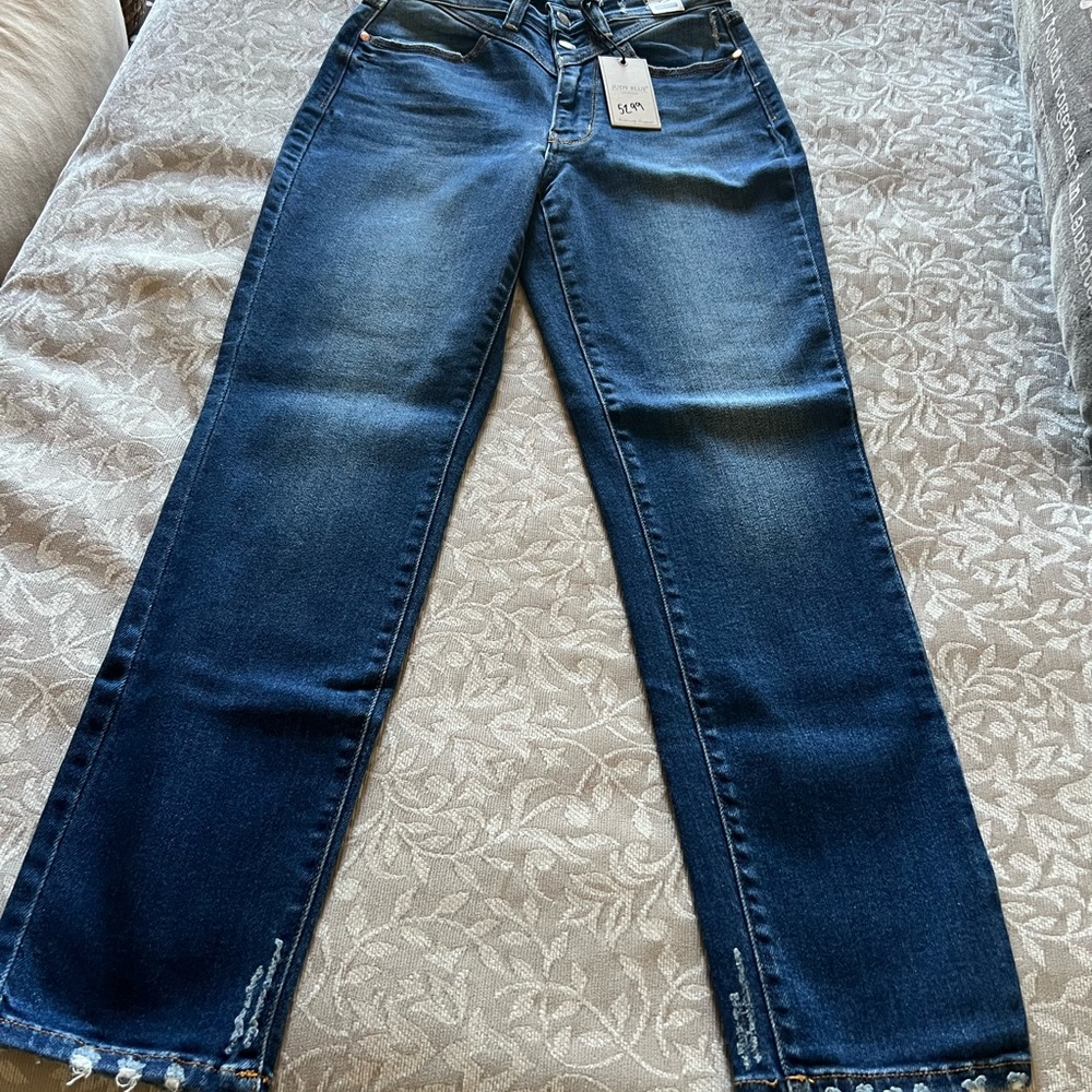 Judy Blue Deep Indigo Denim Jeans